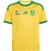 Adidas Camiseta funcional 'Südafrika 26' amarillo / curry / lima / negro