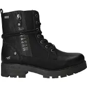 Mustang Botines con cordones negro