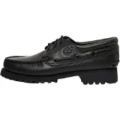 Timberland para hombre. TB0A2PDQANI1 Náuticos de 3 ojales cosidos a mano Authentic negro (45 W), Piel, Plano, Cordones, Casual, o