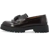 Bianco Zapatillas 'LEO' borgoña