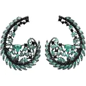 Avant Garde Pendientes 'Jelenama' verde