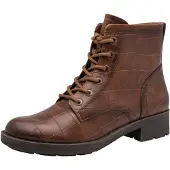 Tamaris Botines con cordones cognac