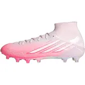 Adidas adidasBota de fútbol de media caña F50 SPARKFUSION ELITE césped natural seco / césped artificial 46 2/3 Solar Turbo / Cloud White / Distilled Pink Mujer