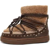 INUIKII Botas de nieve 'CURLY ROCK' marrón / capuchino / marrón claro