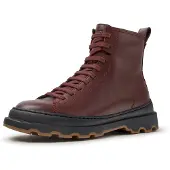 Camper para mujer. K400816-011 Botines de piel Brutus+ burdeos (40), Plano, Cremallera, Casual, outlet 2026.
