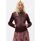 Desigual Chaqueta de entretiempo borgoña