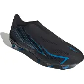 Adidas adidasBota de fútbol F50 HYPERFAST LEAGUE sin cordones para césped natural seco 46 Core Black / Core Black / Lucid Ray Blue Unisex