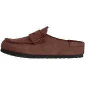 Birkenstock para mujer. 1032804 Mocasines de Piel Naples Wrapped (Ajuste Estrecho) rosa (41), Plano, Ante, Ninguno, Casual, outl