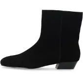 Bianco Botas de tobillo 'Evie' negro