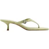 Mango Sandalias de dedo 'DENIS' verde pastel