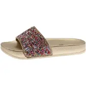 Beppi Zapatillas de casa 'Slipper' oro