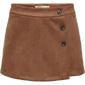 ONLY Falda 'ONLAddi' marrón