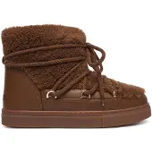 INUIKII para mujer. 1001.003.0282 Botas de Piel Curly marrón (37), Plano, Cordones, Casual, outlet 2026.