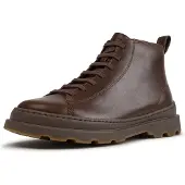 Camper para hombre. K300535-005 Botines de piel Brutus+ marrón (40), Plano, Ninguno, Casual, outlet 2026.