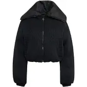 Adidas Originals adidasCHAQUETA ABULLONADA DE PUNTO S Black Mujer