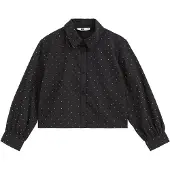 We fashion Blusa antracita / blanco