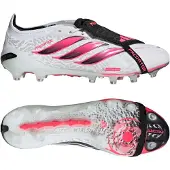 Adidas adidasBota de fútbol con lengüeta plegable Predator Elite césped artificial 44 2/3 Cloud White / Solar Turbo / Core Black Unisex