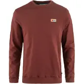 Fjällräven - Sudaderas - Vardag Sweater M Maroon de Algodón - Talla XXL - Burdeos