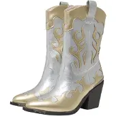 Buffalo Botas camperas oro / plata