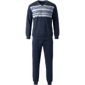 Hajo Pijama largo 'Klima-Komfort' azul oscuro