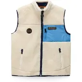 Napapijri Chaleco 'Yupik V 2' beige claro / azul real