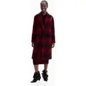 Desigual Abrigo de entretiempo rojo / negro