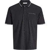 Jack & Jones Camiseta 'JCOFUSION' negro / blanco