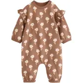 Next Pijama entero/body chocolate / marrón claro / rosa / blanco