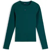 Tommy Hilfiger Camiseta 'Essential' verde oscuro