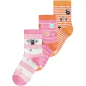 Next Calcetines 'Halloween' naranja oscuro / rosa / rosa / negro