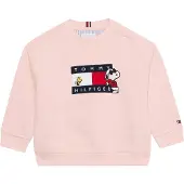 Tommy Hilfiger Sudadera 'PEANUTS' navy / altrosa / rojo cereza / blanco