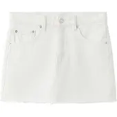 Mango Falda 'RICA' blanco denim