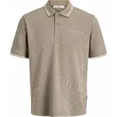 Jack & Jones Camiseta 'JCOFUSION' oliva / blanco