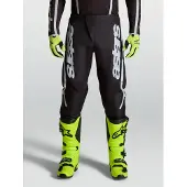 Alpinestars Fluid Apex V2 para hombre Pantalón de cross Negro/Plata 32 hombres