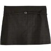 Next Falda marrón oscuro / negro
