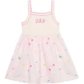 Gap Vestido azul claro / rosa / rosa claro / blanco