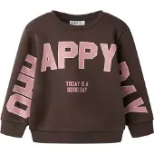 Name it Sudadera 'NMFLINKA' chocolate / rosa / rosé