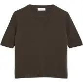 Comma Jersey marrón oscuro