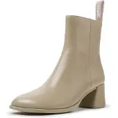 Camper para mujer. K400798-009 Botines de piel Kora beige (39), 5 a 8cm, Ninguno, Casual, outlet 2026.