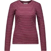 Selected Camiseta 'SLFAnna' burdeos / blanco