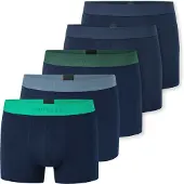 Schiesser Calzoncillo boxer ' 95/5 Multi ' azul noche / azul oscuro
