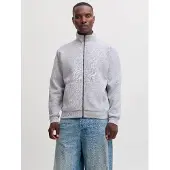 Jack & Jones Sudadera con cremallera 'JJEBradley' gris claro