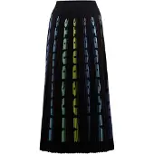 Marc Cain Falda azul claro / antracita / menta / verde claro