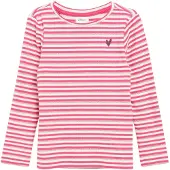 s.Oliver Camiseta rosa claro / plata / blanco