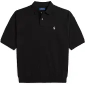 Ralph Lauren para hombre. 710B18907006 Polo de piqué Relaxed Fit negro (L), Casual, Algodón, Manga corta, outlet 2026