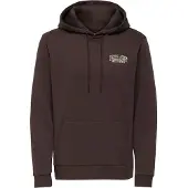Only & Sons Sudadera 'ONSRAMEN' crema / chocolate