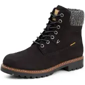 Camel active Botines con cordones negro