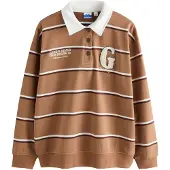 Next Sudadera 'Gilmore' ecru / caramelo / marrón oscuro