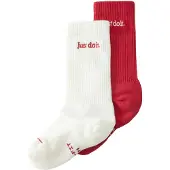 Nike Calcetines rojo / blanco lana