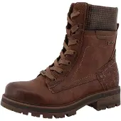 Mustang Botines con cordones cognac